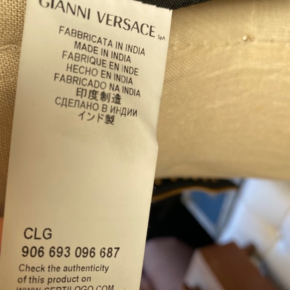 Versace Versus collection gold studded leather jacket size 46 - Picture 10 of 12